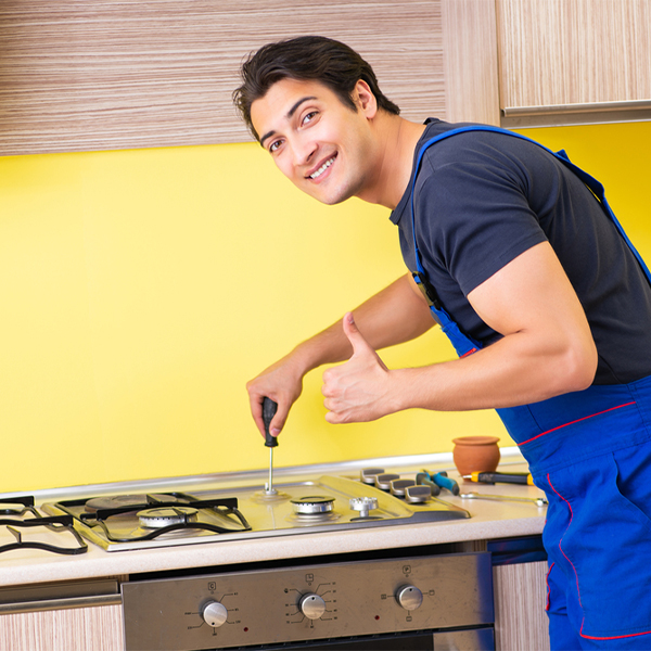 can you provide references from satisfied stove repair customers in West Bishop